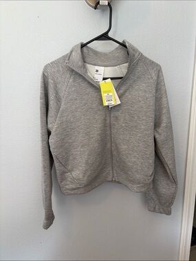 all in motion Heather Gray Zip-Up Jacket